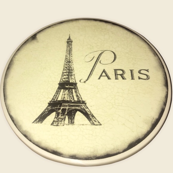 * SOLD * Set of 6 Ceramic Paris France Coasters - Picture 8 of 8